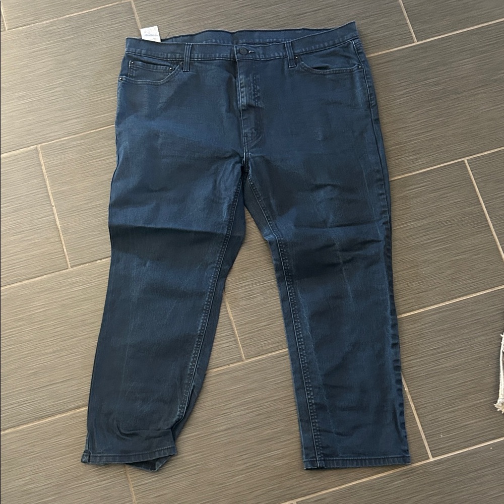 Signature by Levi Strauss Dark Blue Relaxed Jeans